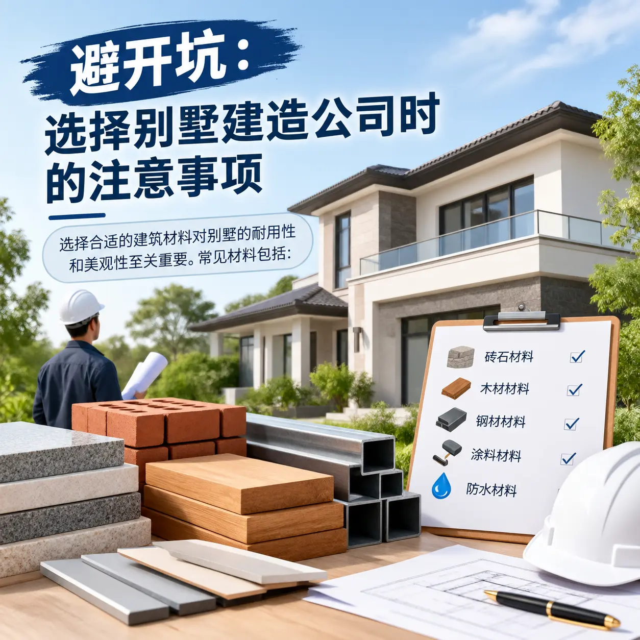 避开坑:选择 习水 别墅建造公司时的注意事项