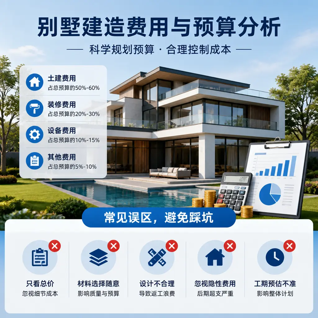 别墅建造公司推荐: 习水 建造别墅的费用与预算分析