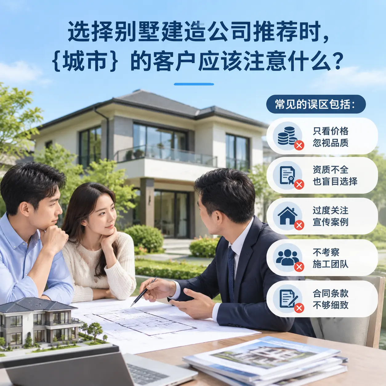 选择别墅建造公司推荐时,习水 的客户应该注意什么?