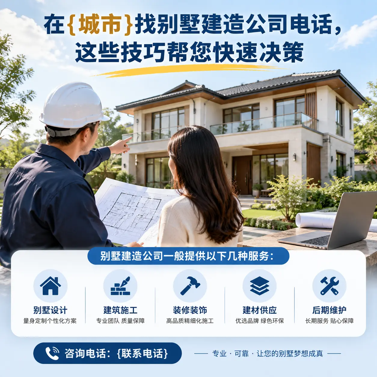 在习水找别墅建造公司电话,这些技巧帮您快速决策