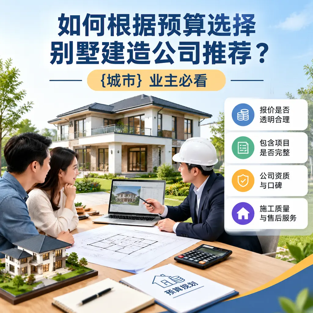 如何根据预算选择别墅建造公司推荐? 习水 业主必看
