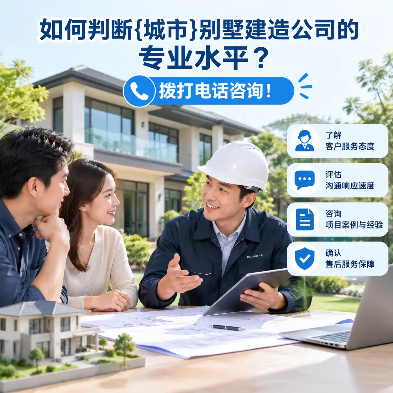 如何判断习水别墅建造公司的专业水平？拨打电话咨询！